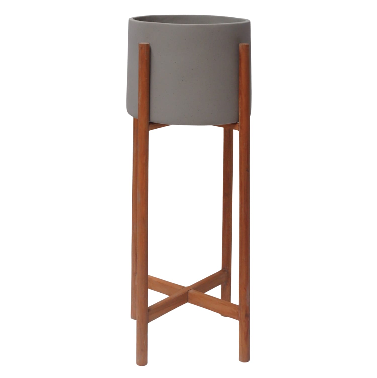 ΓΛΑΣΤΡΑ ΕΣΩΤ.ΧΩΡΟΥ RENTIL HM4684.03L FIBER CEMENT ΧΡΩΜΑ ΓΚΡΙ--ΒΑΣΗ TEAK Φ27x66Υ