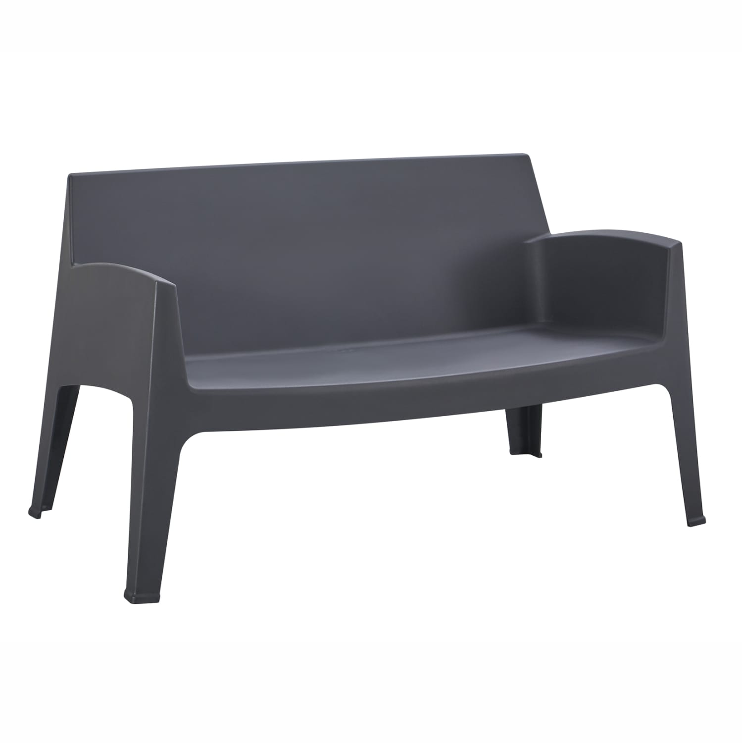 ΚΑΝΑΠΕΣ 2-ΘΕΣΙΟΣ ΠΟΛΥΠΡΟΠΥΛΕΝΙΟΥ SLEEK HM6366.10 ΧΡΩΜΑ ΓΚΡΙ 133x68x73Υεκ.