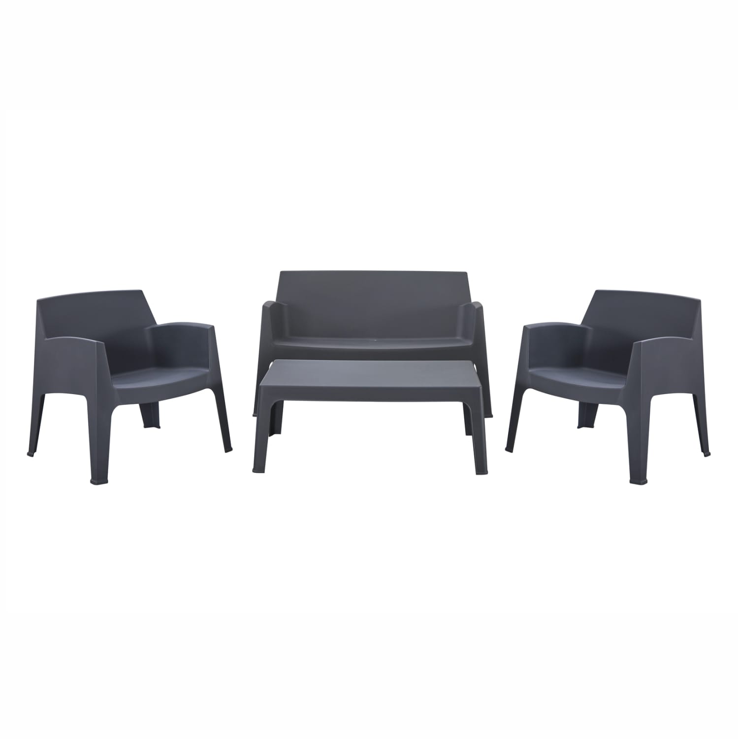 ΣΕΤ ΣΑΛΟΝΙ ΕΞ.ΧΩΡΟΥ 4ΤΜΧ SLEEK HM21268.10 ΓΚΡΙ ΠΟΛΥΠΡΟΠΥΛΕΝΙΟ